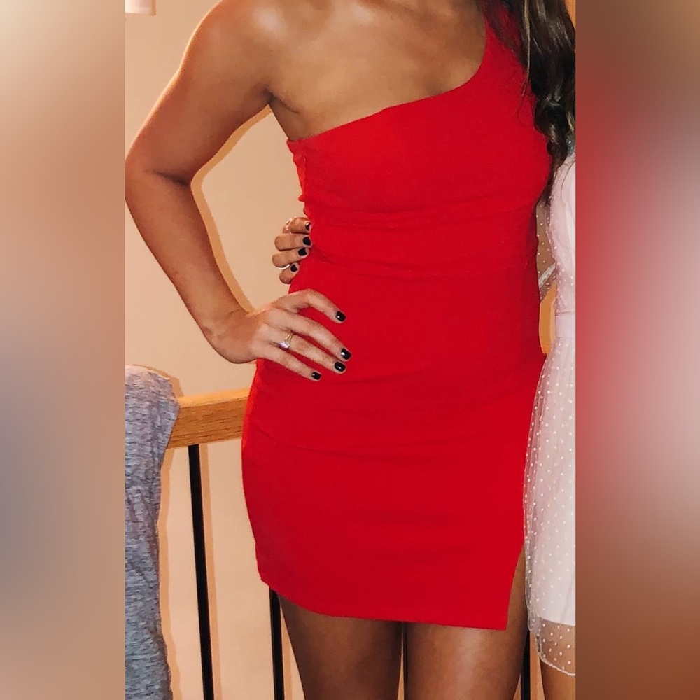 Elegant Red Women's Skirt